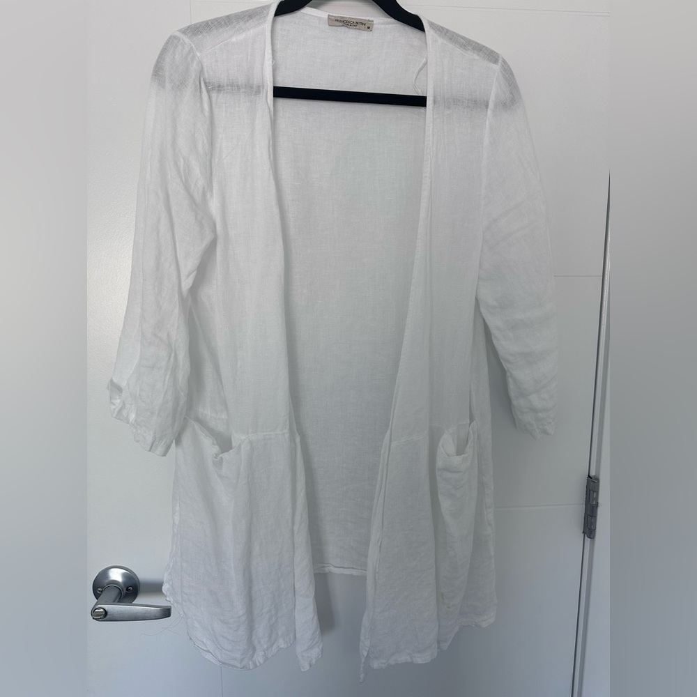 Francesca Bettini 100% Linen Cardigan